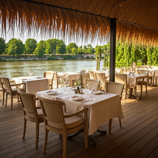 Terrasse du restaurant Le Risle