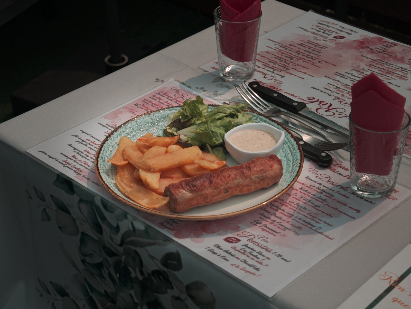 Andouillette et pommes de terre