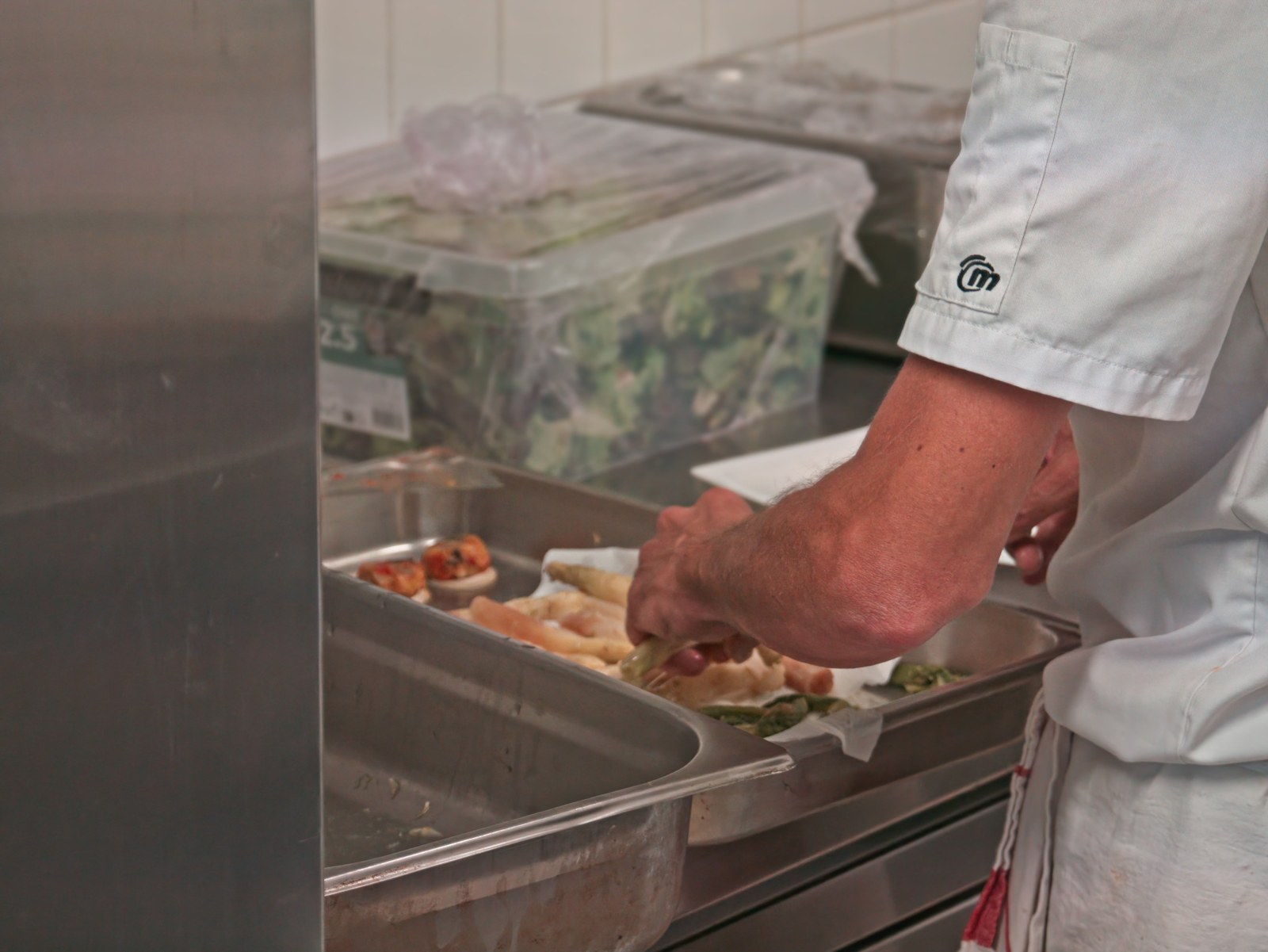Plat gastronomique dressé pour un service traiteur